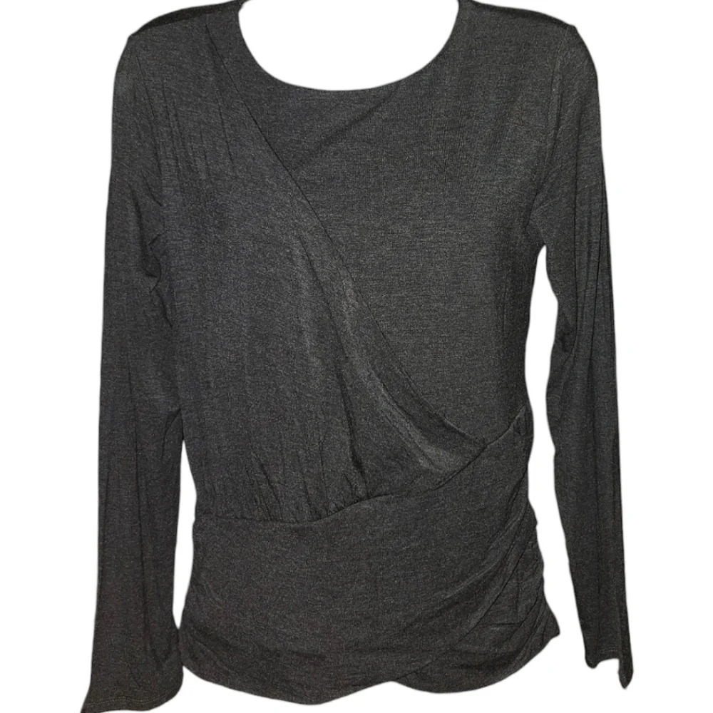 NWT Express Cross-Over Buttery Soft Long Sleeve Top